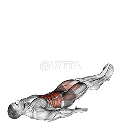 Alternate Lying Floor Leg Raise demonstration