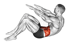 Twisting Crunch demonstration