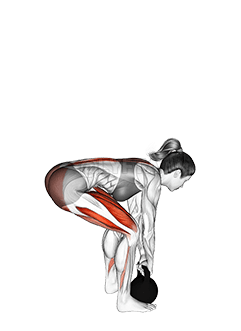 Kettlebell Deadlift demonstration
