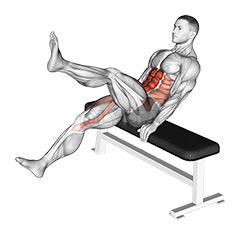 Seated Flutter Kick demonstration