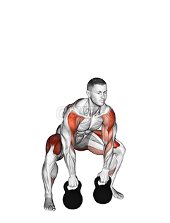 Kettlebell Sumo Deadlift with High Pull