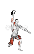 Kettlebell Split Snatch