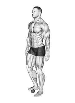 Thumbnail for the video of exercise: Roll Ball Foot