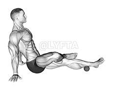 Thumbnail for the video of exercise: Roll Ball Tibialis Posterior