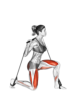 Thumbnail for the video of exercise: Bar Band Split Squat