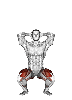 Prisoner Squat demonstration