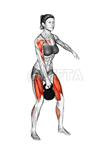 Kettlebell Single Arm Clean demonstration