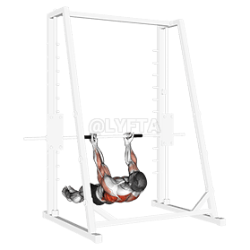 Underhand-Grip Inverted Back Row demonstration