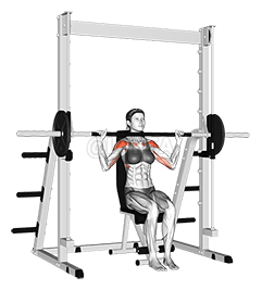 Smith Seated Shoulder Press demonstration