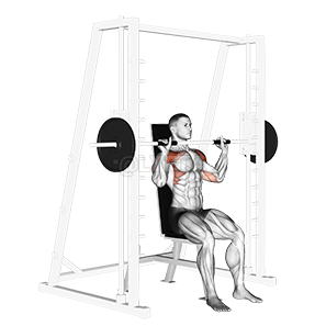 How to Do Seated Smith Machine Shoulder Press: Muscles Worked & Proper Form  – StrengthLog