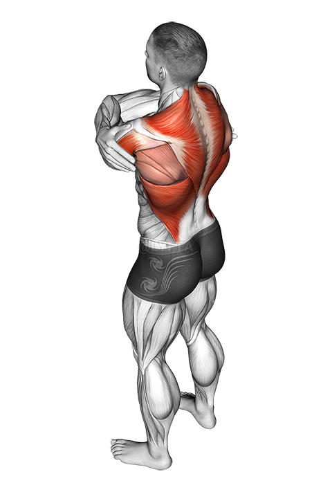 Image of Wrap around shoulder stretch