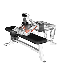 Image of Dumbbell Close grip Press 