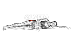 Lying Leg raise - Video Guide | Lyfta