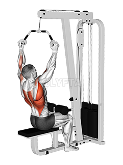 Image of Cable Wide Neutral Grip PullDown