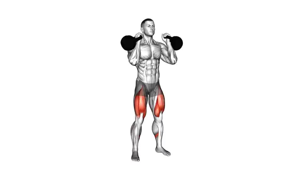 kettlebell front squat